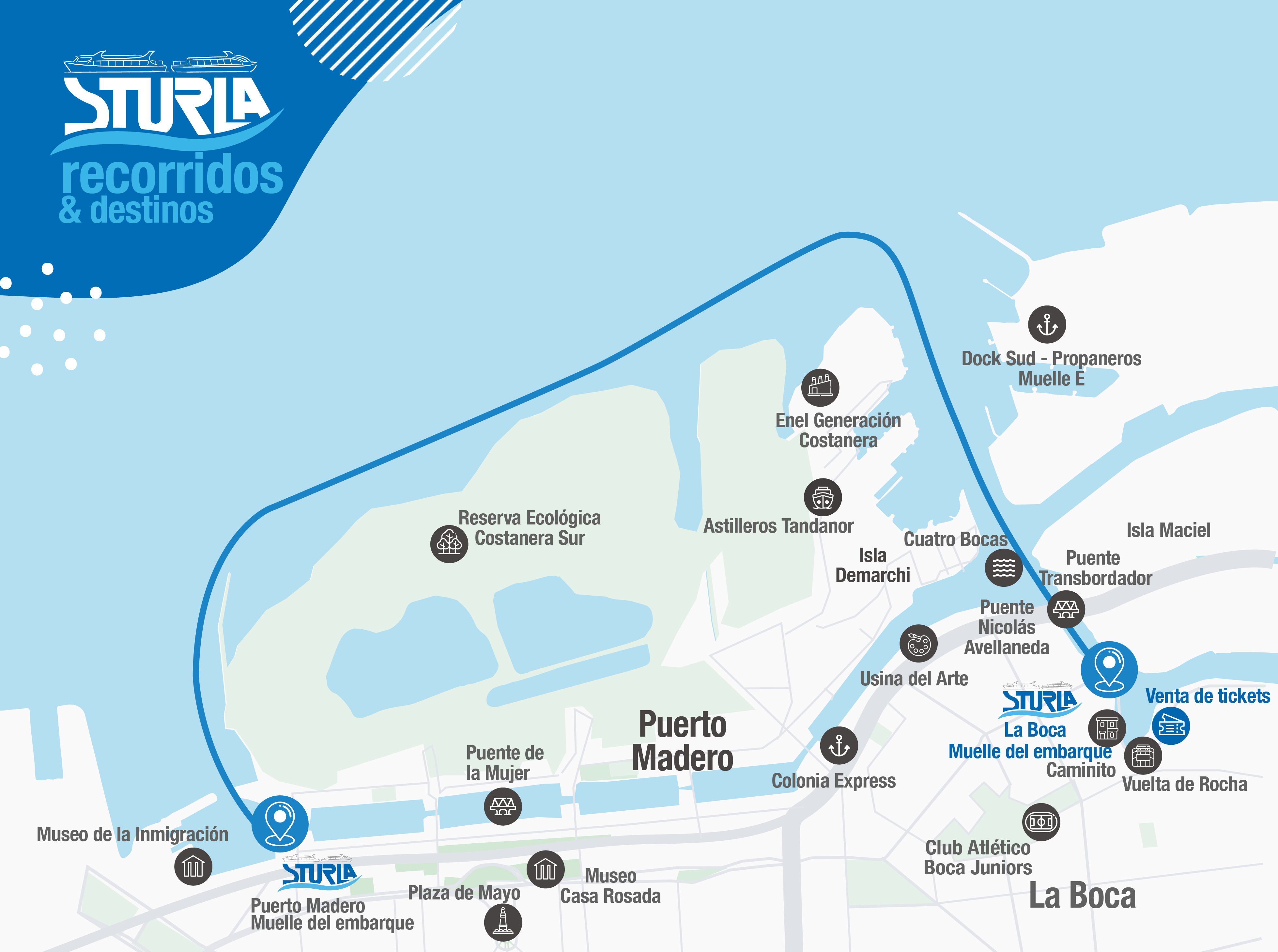 Mapa del recorrido