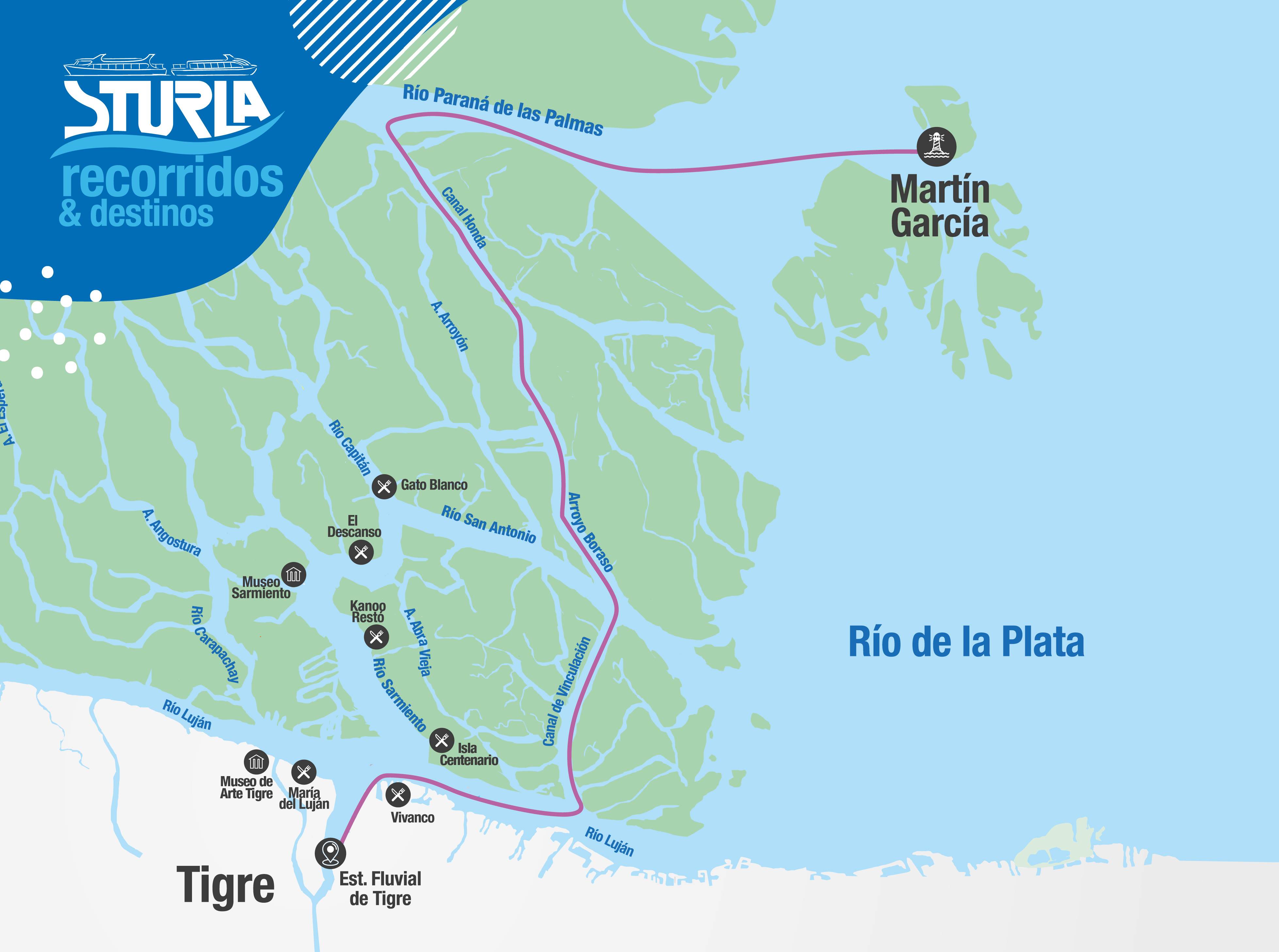 Mapa del recorrido