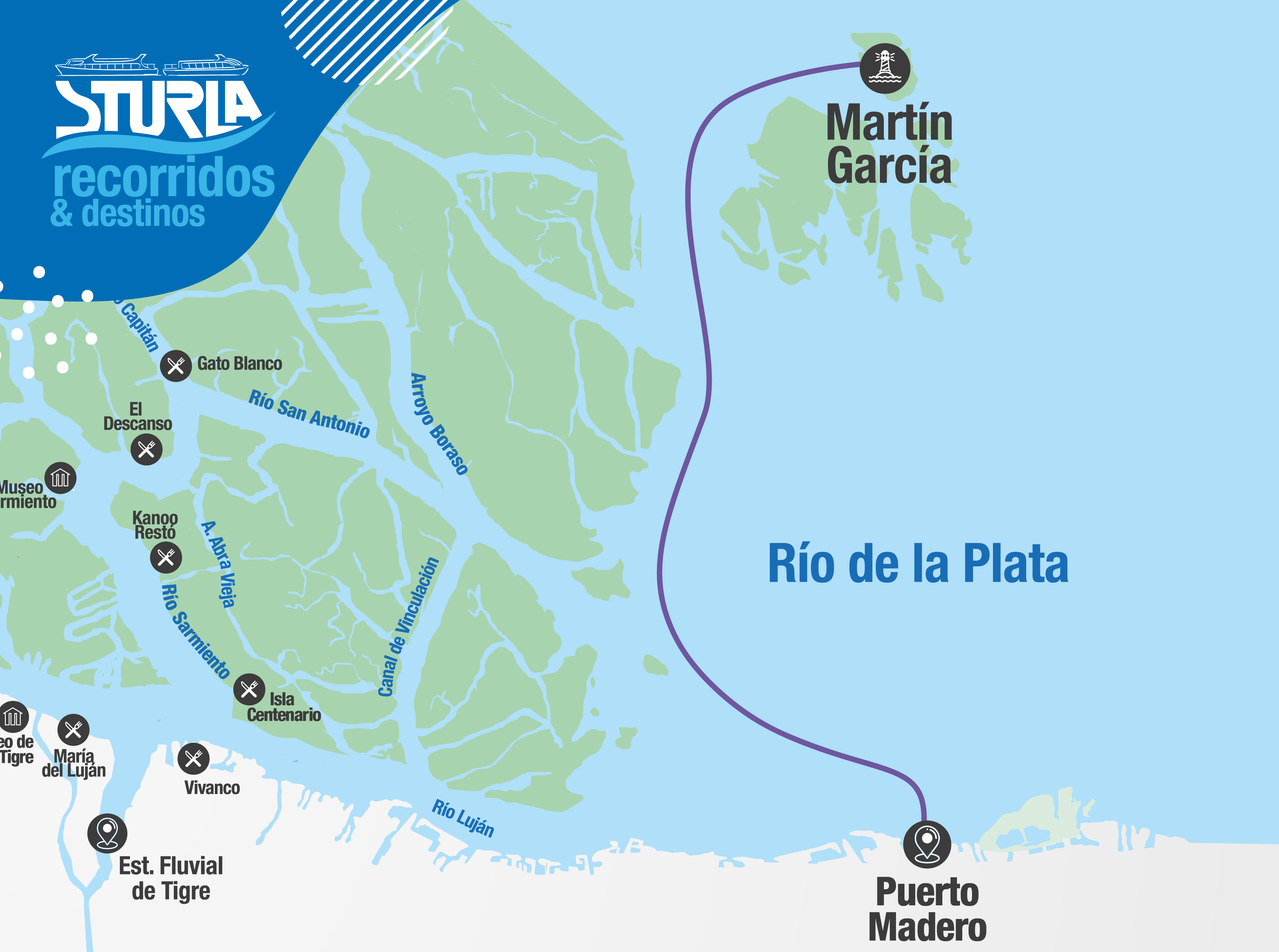 Mapa del recorrido